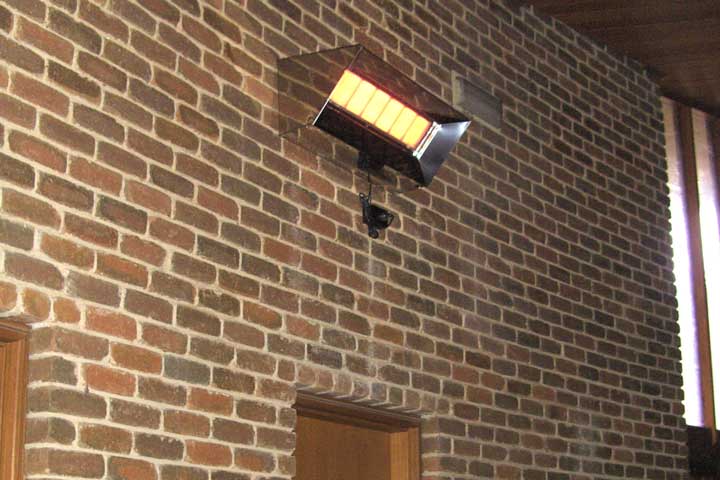 Commercial Heater Brick Wall Indoor