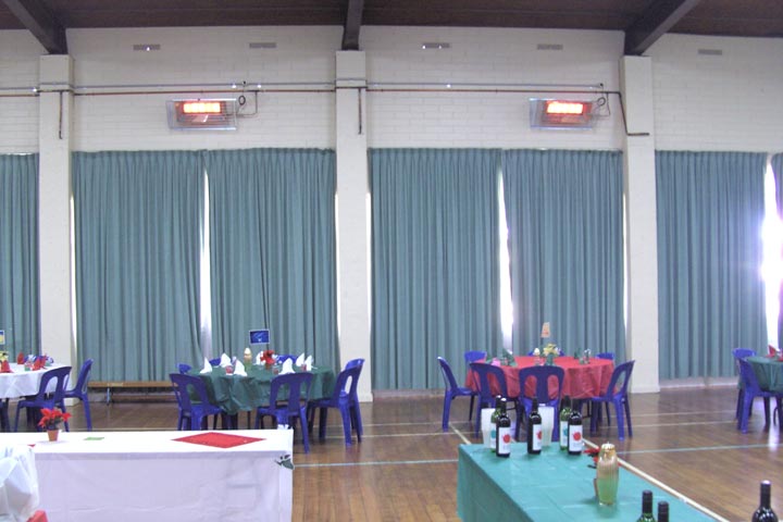 Commercial radiant heaters community hall Pic 2