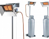 Superray flexiray infrared gas heaters